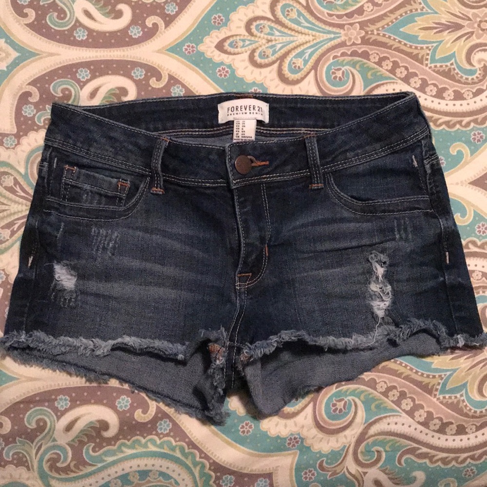 Forever 21 Premium Denim Shorts